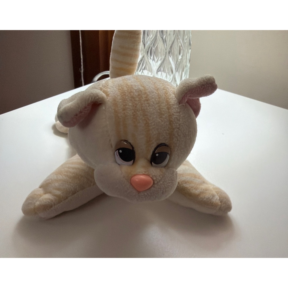 Pound Puppies Tonka Vintage Stuffies Orange Striped Kitten Cat Lovey